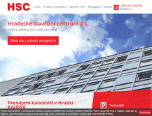Tablet Screenshot of hsc.cz