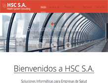 Tablet Screenshot of hsc.com.ar