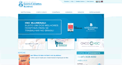 Desktop Screenshot of clinilab.hsc.com.br