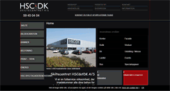 Desktop Screenshot of hsc.dk