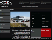 Tablet Screenshot of hsc.dk